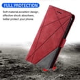 thumbnail image 5 of For Samsung Galaxy S24 Fe Case Imprinted Lines Pu Leather Splicing Wallet Phone Cover, 5 of 5