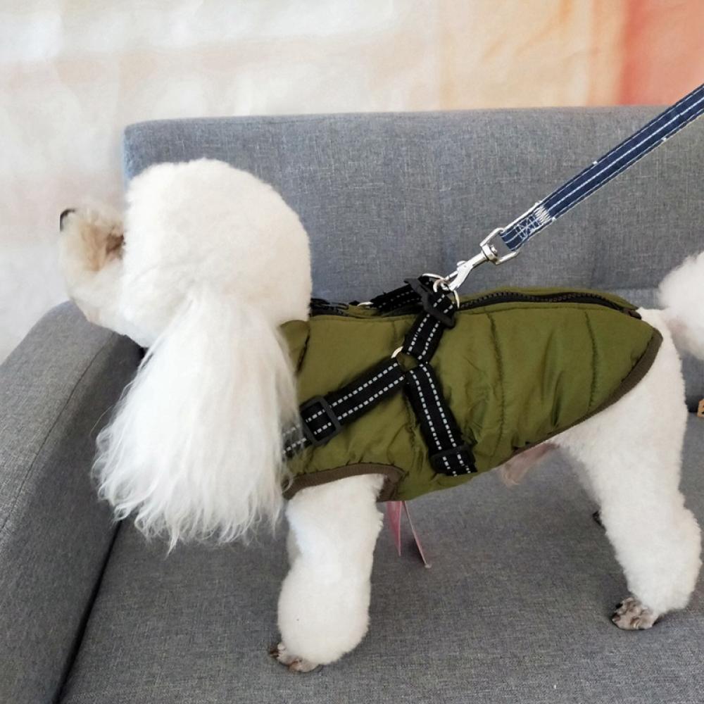 Wuffmeow Dog Waterproof Coat Warm Down Jacket Winter Coat Hoodies Clothing for Puppy - image 5 of 6