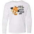 thumbnail image 3 of Inktastic Halloween Hugs with Cute Vampire Cat Bat Long Sleeve Youth T-Shirt, 3 of 5