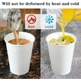 thumbnail image 4 of NOGIS 100 Count 12 oz Disposable White Paper Coffee Cups, To Go Hot Cups for Coffee, Chocolate, Juice, Hot or Cold Beverage Drinking Cup Suitable for Party, Office, Travel, and Events, 4 of 7