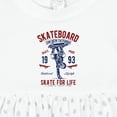 thumbnail image 4 of Inktastic Skateboard for Life Girls Baby Dress, 4 of 5