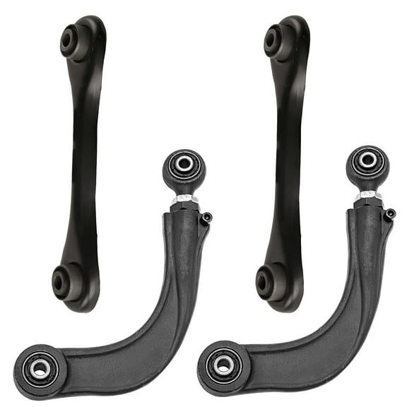 Detroit Axle - 4 Rear Lower Forward Upper Control Arms for 13-17 Ford Escape 2014 2015 2016, 2 Lower Forward Control Arms, 2 Upper Control Arms Replacement