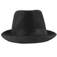 Mifelio Fedora Hats for Men Hat Breathable Curlystraw Hat Jazz Hat Top Hat Outdoor Men's Sun