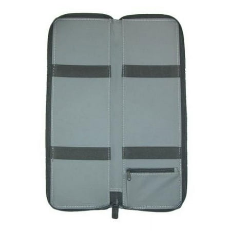 Mens Leather Travel Tie Case, Black