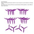 thumbnail image 4 of 3 Blade Propeller, 10 Pairs 7040 3 Blade Propeller Polycarbonate Lightweight Replacement Blade Propeller for 7inch 8inch Drone, 4 of 7