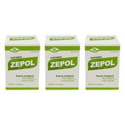 Zepol Topical Analgesic Cream. Fast Acting and Efficient Pain Relief for Muscles and Joints Associated with Simple Backache, Strains, Bruises, and Sprains. 1 Oz. Pack of 3
