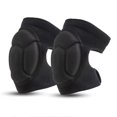 thumbnail image 1 of Rodillera gruesa antideslizante para evitar colisiones, cálida y antideslizante, para fútbol, ​​yoga, danza, trabajo, jardinería (2 unidades, negro), 1 of 5