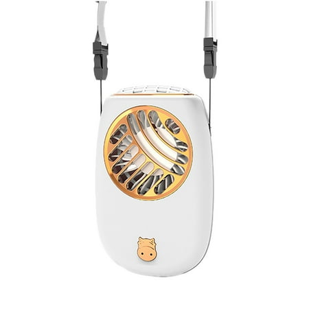 

Neck Hanging Fan USB Rechargeable Air Cooler for Home Office A