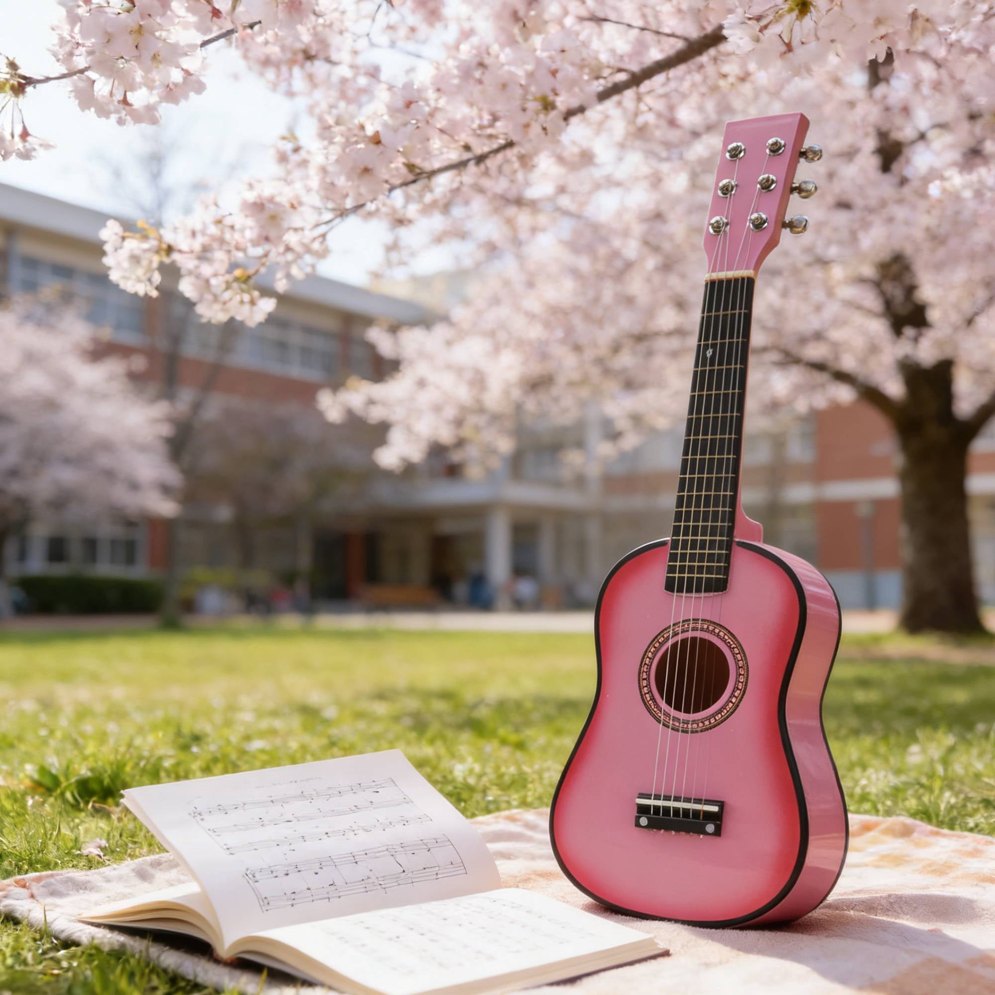 UEETEK kids guitar acoustic pink music instrument for beginners learning to play guitar 1Pcs