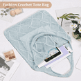 thumbnail image 2 of DAKIMOE Bag Crochet Bags for Women Summer Mesh Beach Tote Bag Knit Hobo Bag Vacation Boho Tote Bag, 2 of 7