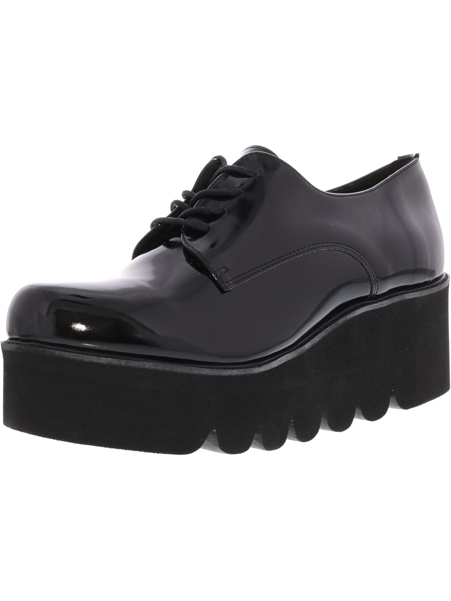 Steve Madden Women's Shaylaa Black Ankle-High Oxford Shoe - 9M ...