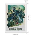 thumbnail image 2 of The Mandalorian Kits de Pintura de Diamantes para Adultos 5D DIY Diamond Art Kits Full Drill Diamond Dots para Regalo Decoración de Pared y Relajación Artes de Gemas 30*40cm, 2 of 6