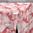 thumbnail image 4 of Cartoon Dog Crate Cover, Retro Car Clouds Repetitive Pink Tones Pattern on Checkered Background, Easy to Use Pet Kennel Cover Small Dogs Puppies Kittens, 7 Sizes, Dark Coral and Blush, by Ambesonne, 4 of 6