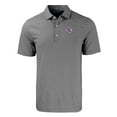 thumbnail image 2 of Men's Cutter & Buck  Black/White Stephen F Austin Lumberjacks Forge Eco Double Stripe Stretch Recycled Polo, 2 of 3