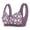 Purple, variant on Daisy Bras for Older Women Front Closure No Underwire Breathable Bras Comfy Full Coverage Push up Bralettes Beige 46