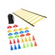 thumbnail image 5 of Conjunto de entrenamiento de agilidad de velocidad, kit de deportes de entrenamiento de fútbol, ​​escala de velocidad de agilidad con conos para 30 piezas, 5 of 8