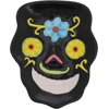 Day Of The Dead Sugar Plate - Black