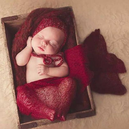 Stretch Knit Wrap Top - Newborn Baby Photography Props Blanket Rayon Stretch Knit Wraps 40*150cm