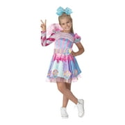 Girls Officially Licensed Nickelodeon Jojo Siwa Cupcake Halloween Dress Costume Mm Multi- Colored