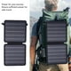 thumbnail image 4 of Panel Solar Plegable de 10W, USB C USB A Emite Un Panel Solar Pequeño IP67 Para Acamp de Senderismo, 4 of 7