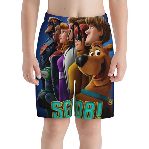 Scooby Doo Short Kids Swim Trunk Cartoon Boys Swim Trunks Quick Dry Sun Protection Anime Shorts