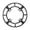 Black 38T to 42T, variant on Tibvox Aluminum Alloy Single Speed Chainring Guard for Bicycles Crankset Protections