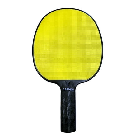 Cannon Sports Yellow Rubber Face Unbreakable Table Tennis Paddle
