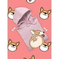 thumbnail image 3 of Cute Corgi Love Me . Hoodie Women -Image by Shutterstock, Female Small, 3 of 4
