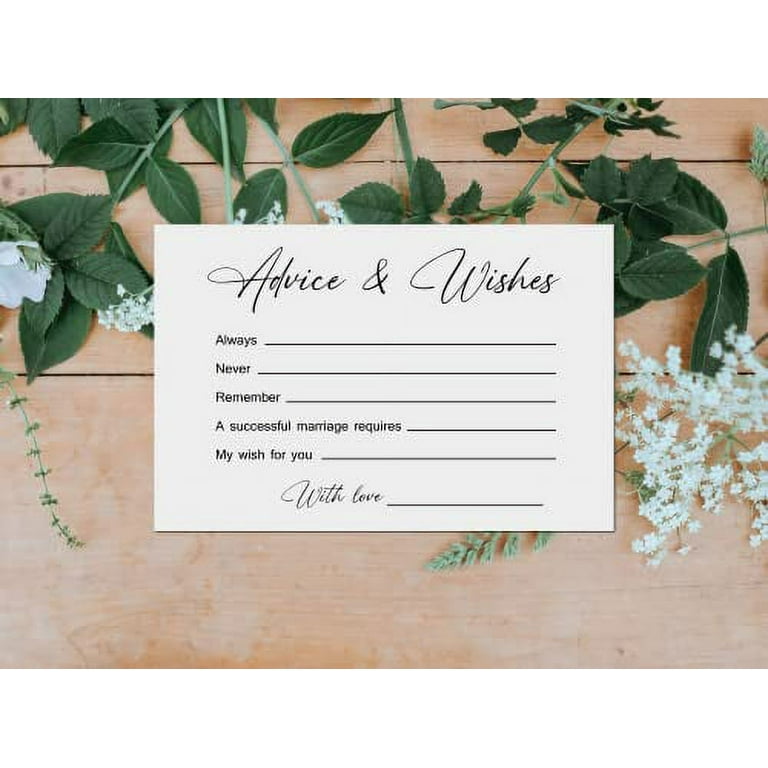 通販 送料無料 Minimalist Modern Wedding the For Cards, Wishes and Advice 文房具・オフィス用品