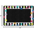 thumbnail image 4 of Area Rug Carpets School Style Dot Border Multi Classroom Area Rug for Indoor Classroom Learning or Kid Bedroom Educational Play Mat, 5'x7', 4 of 8
