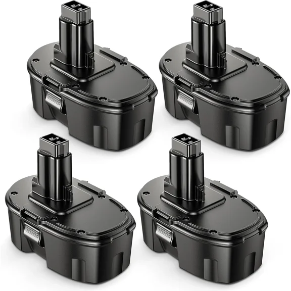 4 Packs 18V Replacement Battery for DeWalt DC9096 18 Volt DE9096 DC9098 DE9098 DE9098 DW9096 DW9095