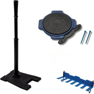 Power Batting Combo: Durable Tee, Power Batting System & Bat Rack, Baseball & Softball Training Kit, Enhances Balance & Stability