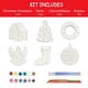 thumbnail image 2 of Kit de Manualidades Navideñas DIY con Adornos de Resina y Pinturas para Niños, 2 of 6