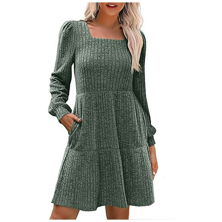 slim fit dress slacks Pop of Peppermint Sweater Dress: Women's Christmas Outfits
