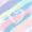 Pink Blue 01, variant on Manfei Watercolor Rainbow Twin Sheets, Oil Printing Lines Bedding, Pink Blue, 3-Piece, 1 Flat Sheet, 1 Fitted Sheet and 1 Pillowcase
