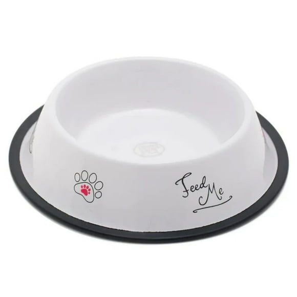 Tazón Blanco Mate Para Mascota Feed Me 0.9 l ( 32 oz)