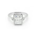 thumbnail image 4 of Candra Engagement Ring Women Sterling Silver Radiant Cut Ginger Lyne Collection, 4 of 5