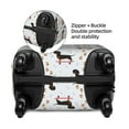 thumbnail image 3 of Goofa Dachshund Dog Pattern Luggage Covers For Suitcase,Suitcase Cover Protector Fit 18-32 Inch Luggage-Small, 3 of 9