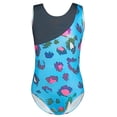 thumbnail image 4 of WIBACKER Gymnastics & Dance Ballet Leotard for Girls Sparkly Activewear One Piece Tumbling Outfit - Blue Spots, 4 of 8