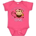 thumbnail image 3 of Inktastic Little Monkey Girl 1st Birthday Girls Baby Bodysuit, 3 of 5