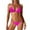 Hot Pink, variant on Sexy Bikini Swimsuit Women Swimwear Push Up Bikini Set Thong Brazilian Bathing Suit Beach Wear