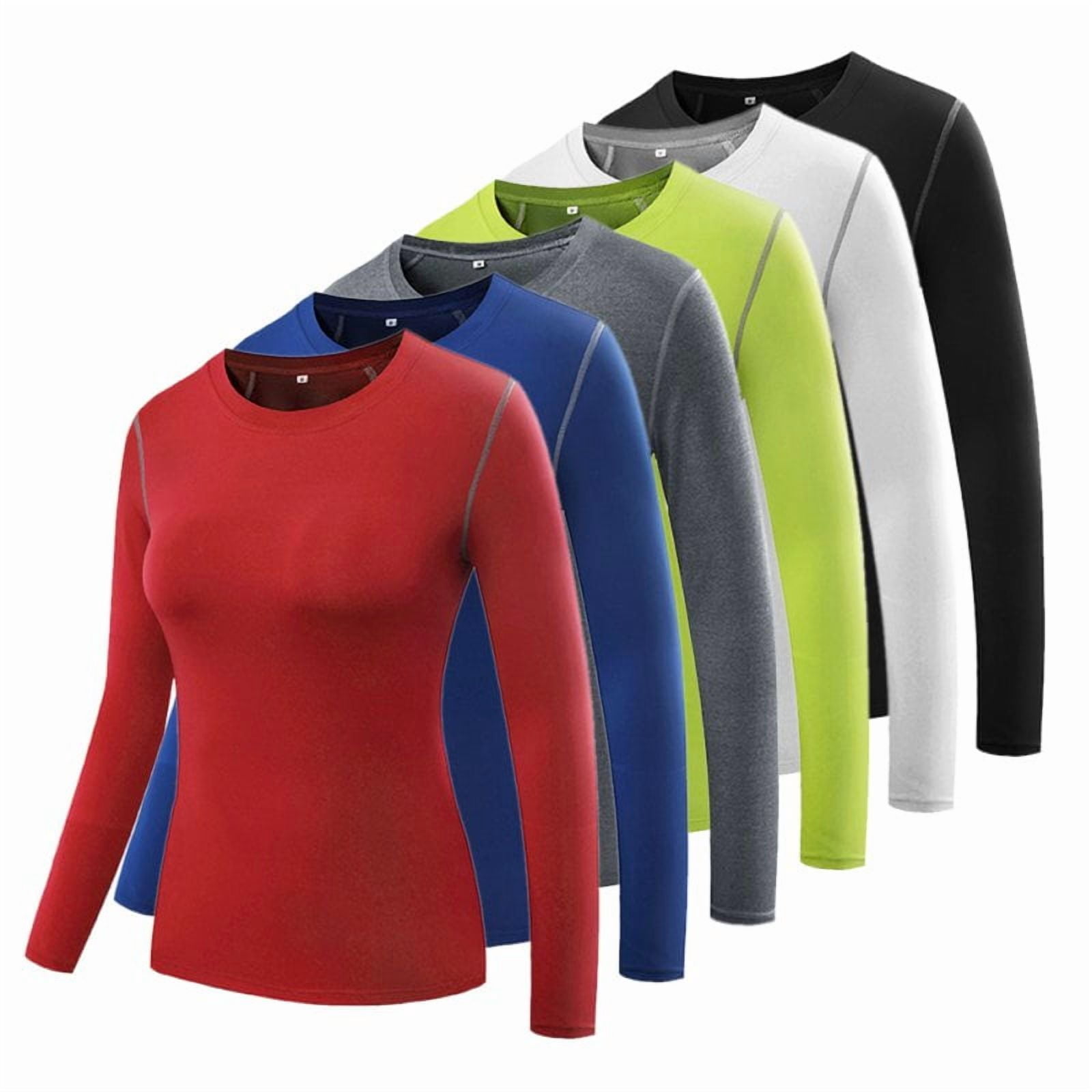 Women Gym Fitness Yoga Tops Compression Sports Long Sleeve Shirt Tops Running Tees Tops