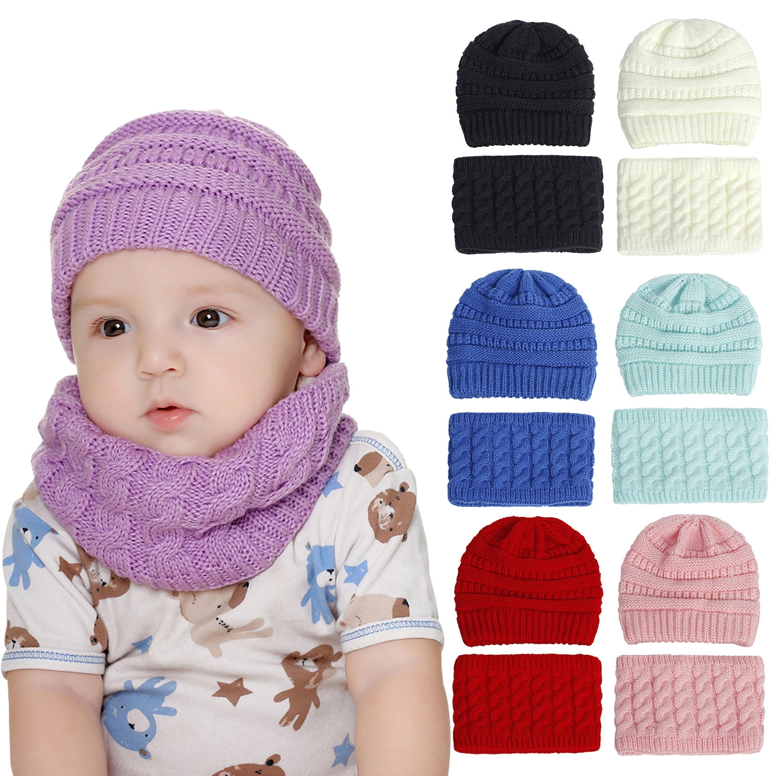 DIDIDD Hat-Womens Winter and Autumn Hats Fashion Warm Knit Cap Children Cashmere Hat