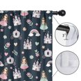 thumbnail image 4 of Blackout Kids Curtains,Dark Blue Princess Castle Pattern Childrens Insulated Curtains Set Of 2,Bedroom Essentials,Toddler Room Decor 42"x54", 4 of 5
