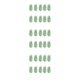 thumbnail image 4 of Hojas de palma artificiales Wosthever 10 unids/set bajo mantenimiento interiores exteriores verdes, 4 of 6