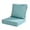 Caribbean Turquoise, variant on Aoodor 24 x 24 Inch Outdoor Seat Cushion, Water-Resistant & Fade Resistant Deep Seat and Back Cushion with Removable Cover for Patio Furniture Chair, Sofa and Couch, Beige Taupe