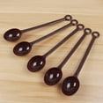 thumbnail image 6 of 30 Pieces Plastic Long Handle Coffee Measuring Spoon Coffee Measuring Scoop Plastic Coffee Scoop Coffee Spoon for Coffee Tea Beans Fruit Powder Sugar Spices Seasoning, 8.26 Inches, Dark-Brown, 6 of 7
