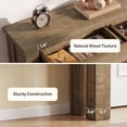 thumbnail image 4 of Tribesigns 63-Inch Console Table with 2 Drawers, Farmhouse Entryway Table with Storage for Living Room, Hallway, Foyer, Brown, 4 of 6