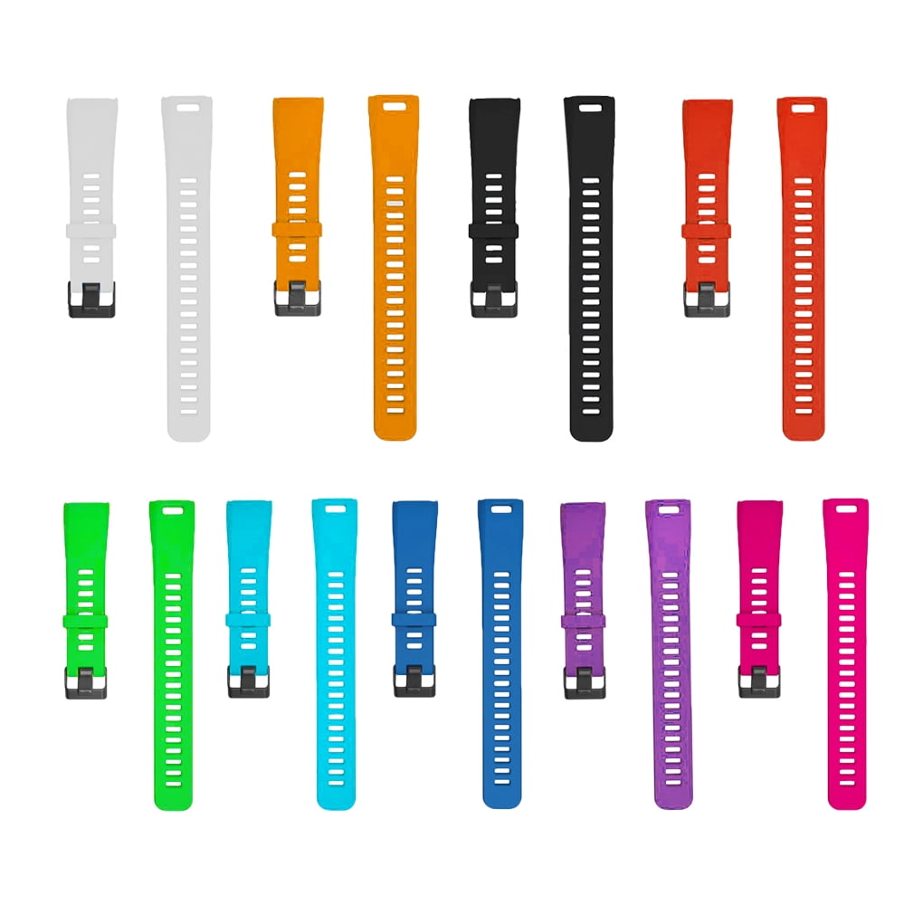 10pcs Replacement for Garmin vivosmart Silicone Bracelet Strap Wristband Solid Color Wrist Band - Walmart.com