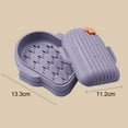 thumbnail image 6 of Soap Dish Self Draining Soap Dish with Lid Shower Bar Soap Holder Tray with Drain Soap Saver for Kitchen Bathroom Accessories (Cactus Shape), 6 of 8